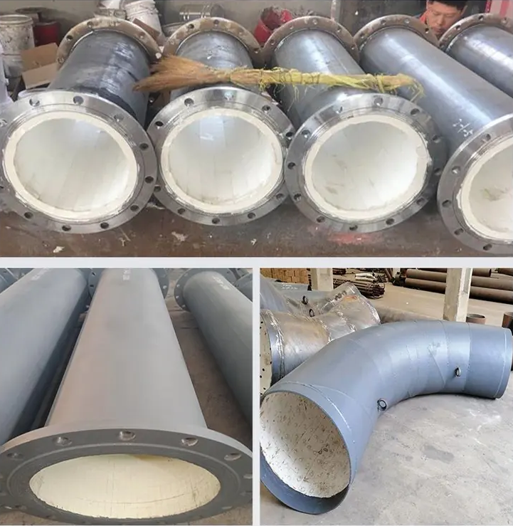 礦山 325陶瓷貼片雙金屬 高鉻合金耐磨鋼管 耐磨性能好